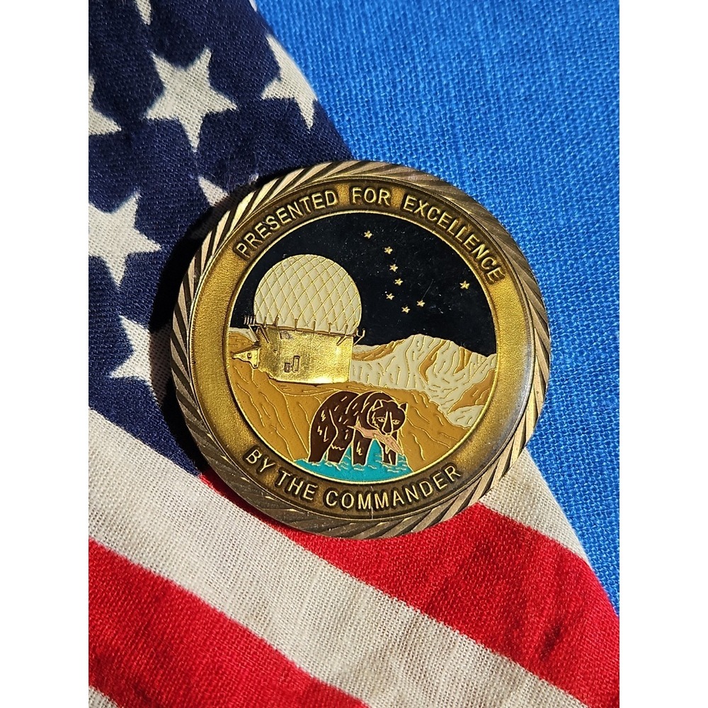USAF 611th Air Support Squadron Arctic Watch Challenge Coin
